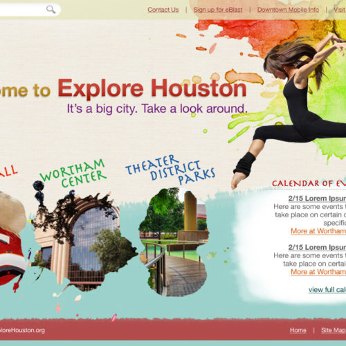 Explore Houston Concept